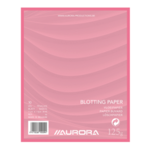 BLOC BUVARD 15X19CM 125G 10FLS ROSE