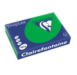 PAPIER REPRO CLAIREF. TROPHEE A4 160G VERT BILLARD 250FLS