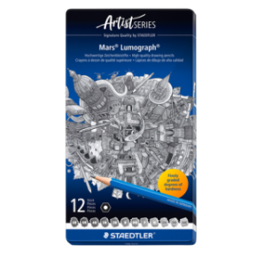 CRAYON NOIR STAEDTLER LUMOGRAPH 12PCS