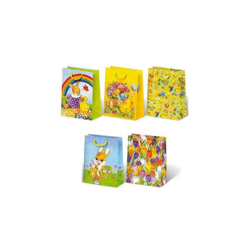 SACHET PAQUES BSB 22X17X8CM ASS.
