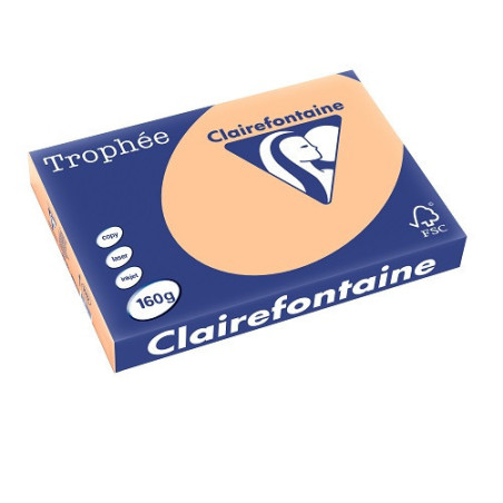 PAPIER REPRO CLAIREF. TROPHEE A3 160G ABRICOT 250FLS