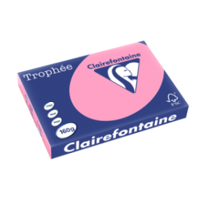 PAPIER REPRO CLAIREF. TROPHEE A3 160G EGLANTINE 250FLS