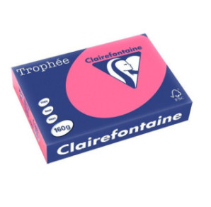 PAPIER REPRO CLAIREF. TROPHEE A4 160G ROSE FUCHSIA 250FLS