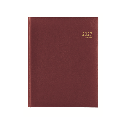 AGENDA BREPOLS 17,1X22CM 1SEM./2P. TIMING LIMA BORDEAUX