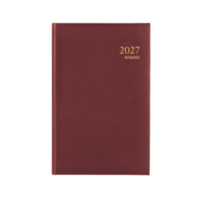 AGENDA BREPOLS 13,3X20,8CM 1J./P. SATURNUS LUXE BORDEAUX