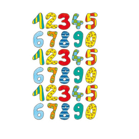 AUTOCOLLANT BSB DECO-STICKER CHIFFRES