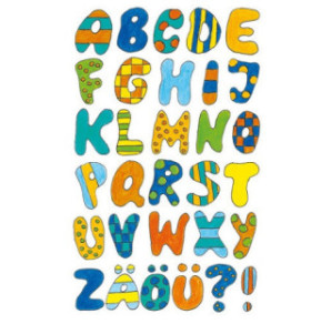 AUTOCOLLANT BSB DECO-STICKER ALPHABET