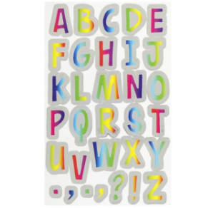 AUTOCOLLANT BSB DECO-STICKER ALPHABET