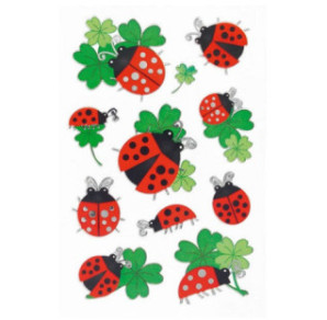 AUTOCOLLANT BSB DECO-STICKER COCCINELLES
