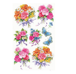 AUTOCOLLANT BSB DECO-STICKER FLEURS