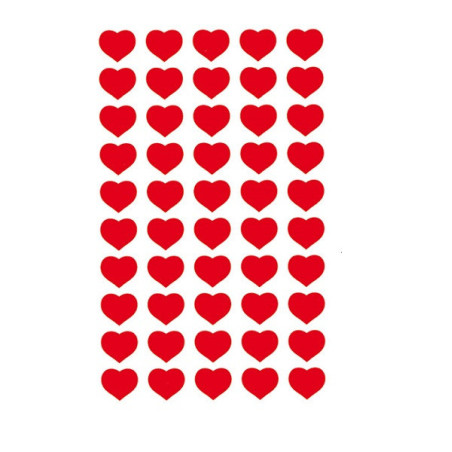 AUTOCOLLANT BSB DECO-STICKER COEURS