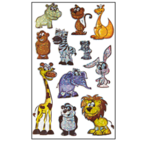 AUTOCOLLANT BSB DECO-STICKER ANIMAUX