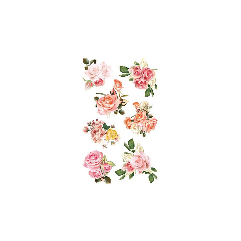 AUTOCOLLANT BSB DECO-STICKER FLEURS