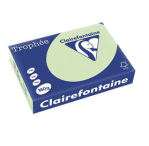 PAPIER REPRO CLAIREF. TROPHEE A4 160G VERT GOLF 250FLS