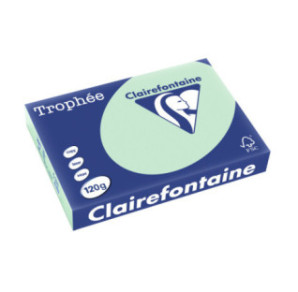 PAPIER REPRO CLAIREF. TROPHEE A4 120G VERT 250FLS