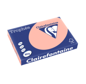 PAPIER REPRO CLAIREF. TROPHEE A3 80G PECHE 500FLS