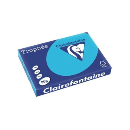 PAPIER REPRO CLAIREF. TROPHEE A3 80G BLEU ROYAL 500FLS
