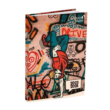 AGENDA SCOLAIRE QUOVADIS GRAFFITI