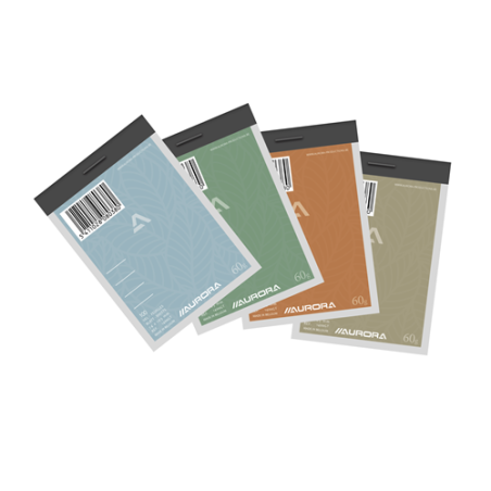 BLOC-NOTES A7 AURORA 74X105MM LIGNE