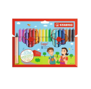 FEUTRE ECO.STABILO CAPPI 18 COULEURS