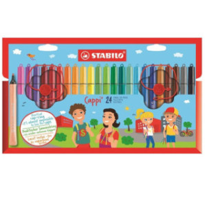 FEUTRE ECO.STABILO CAPPI 24 COULEURS