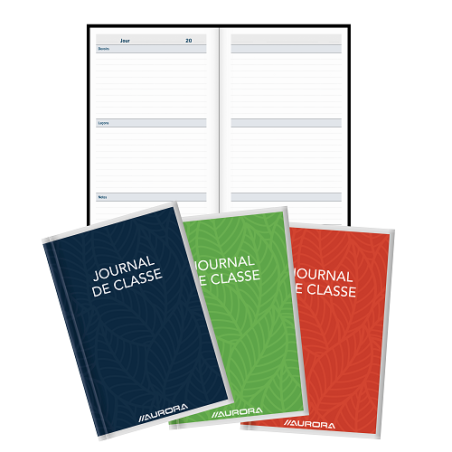 JOURNAL DE CLASSE PLASTIQUE 140X163MM