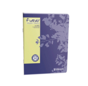 CAHIER CLAIREF. PIQ. A4 QUAD. 48FLS ASS. RECYCLE