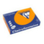 PAPIER REPRO CLAIREF. TROPHEE A4 160G ORANGE VIF 250FLS