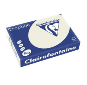 PAPIER REPRO CLAIREF. TROPHEE A4 80G GRIS PERLE 500FLS