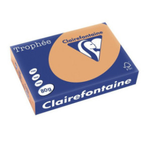 PAPIER REPRO CLAIREF. TROPHEE A4 80G CARAMEL 500FLS