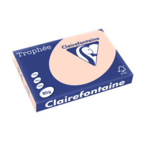PAPIER REPRO CLAIREF. TROPHEE A3 80G SAUMON 500FLS