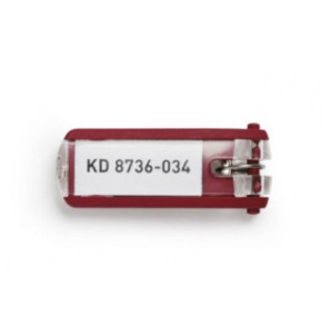 PORTE-CLES DURABLE 6PCS ROUGE