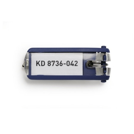 PORTE-CLES DURABLE 6PCS BLEU