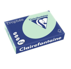 PAPIER REPRO CLAIREF. TROPHEE A4 80G VERT 500FLS