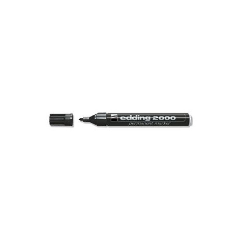 MARQUEUR PER. EDDING 2000N 1,5-3MM NOIR POINTE RONDE