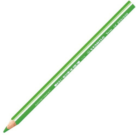 CRAYON COUL. STABILO JAUNE VERT