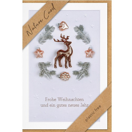CARTE VOEUX NOEL BSB NATURE CARD