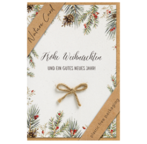 CARTE VOEUX NOEL BSB NATURE CARD