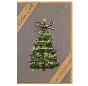 CARTE VOEUX NOEL BSB NATURE CARD