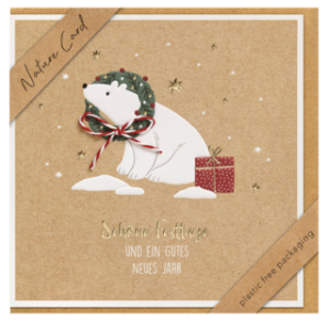 CARTE VOEUX NOEL BSB NATURE CARD