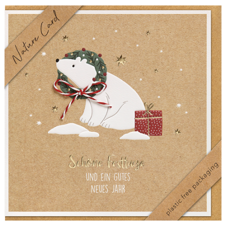 CARTE VOEUX NOEL BSB NATURE CARD