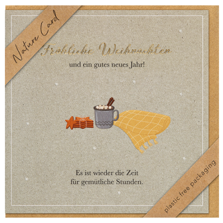 CARTE VOEUX NOEL BSB NATURE CARD