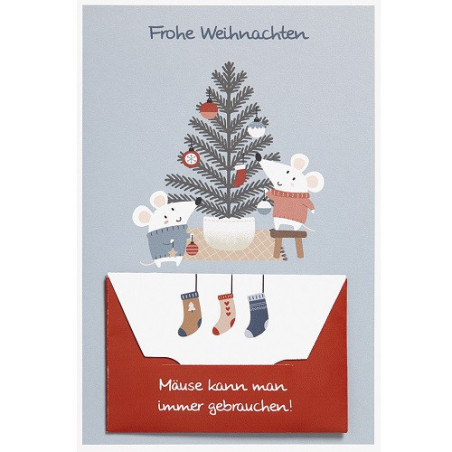 CARTE VOEUX NOEL BSB NATURE CARD