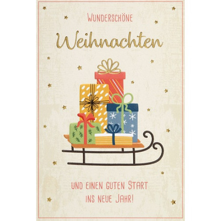CARTE VOEUX NOEL BSB NATURE CARD