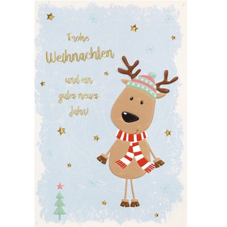 CARTE VOEUX NOEL BSB NATURE CARD