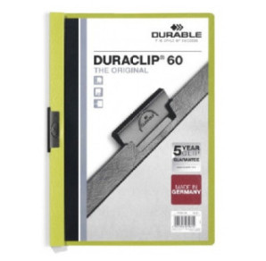 MAPPE A PINCE DURACLIP 1-60FLS VERT