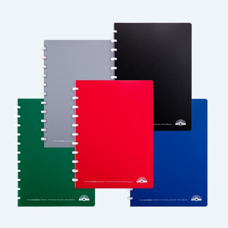 CAHIER ATOMA A4 PLAST. ECO QUAD.