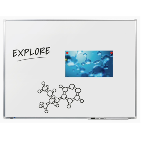 TABLEAU BLANC PREMIUM PLUS LEGAMASTER 75X100CM