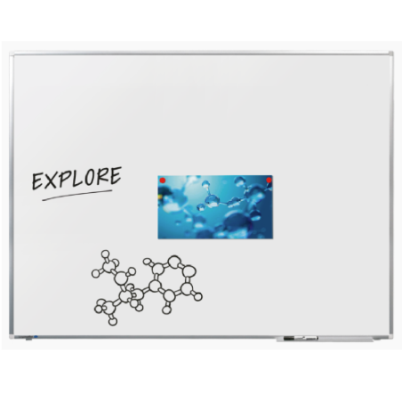 TABLEAU BLANC PREMIUM PLUS LEGAMASTER 90X120CM