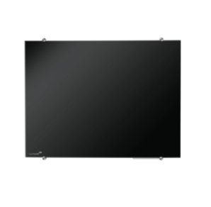 TABLEAU EN VERRE NOIR LEGAMASTER 90X120CM MAGNETIQUE